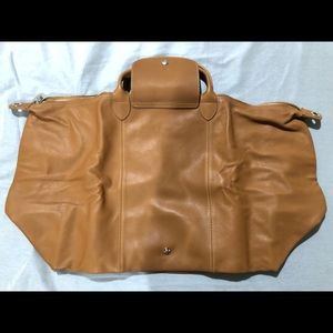 Longchamp Le pliage cuir travel bag